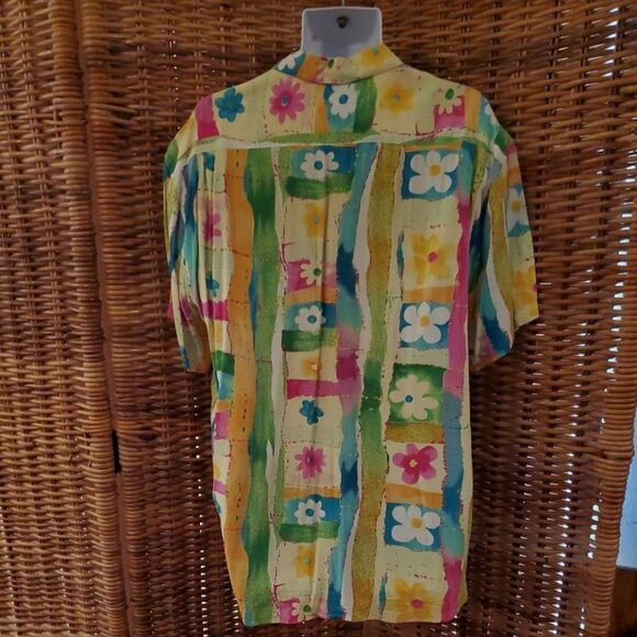 Vintage Jams World Dacy Hawaiian Aloha Shirt L - Picture 4 of 7